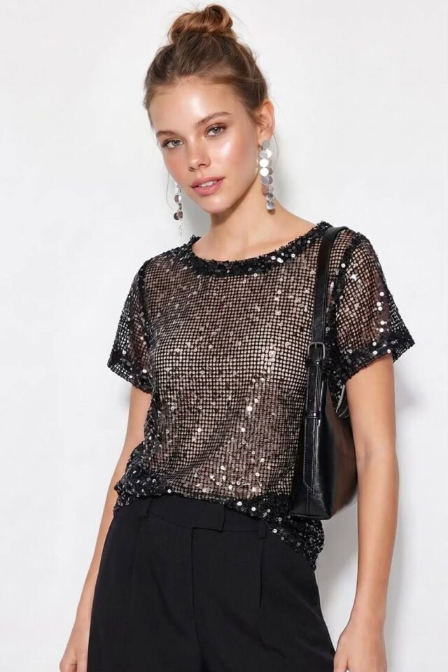 Pullu T-shirt