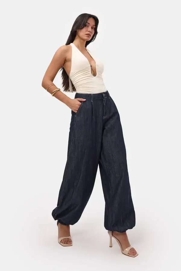 Balon Jogger Fit Denim Jean