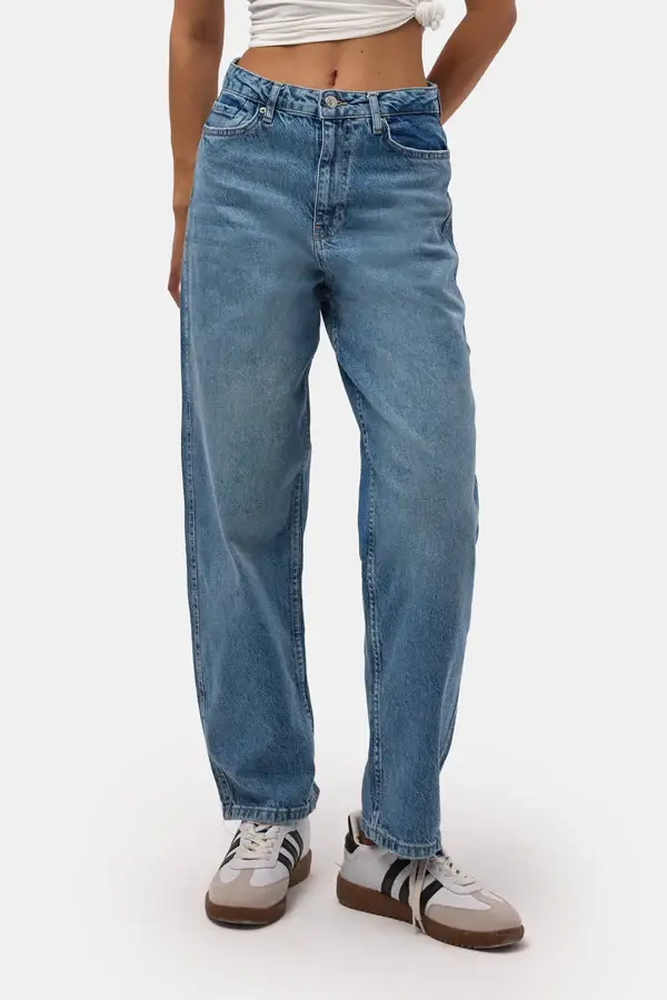 Relax Fit Esnek Kumaş Denim Jean