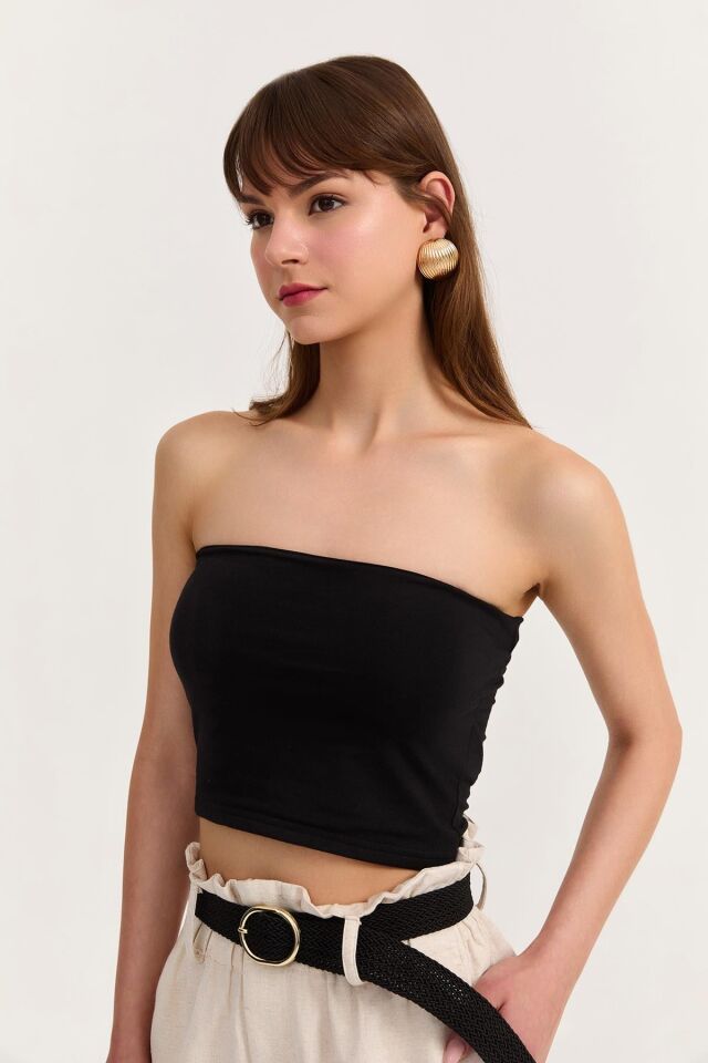 Straplez Crop Top
