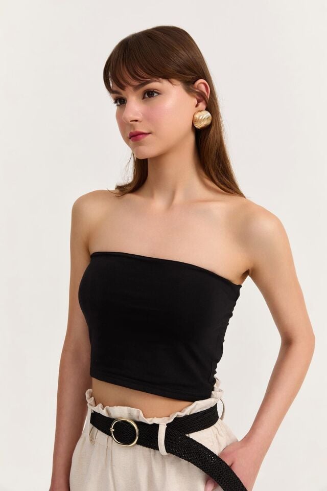 Straplez Crop Top