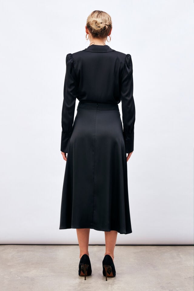 Midi Boy Saten Etek